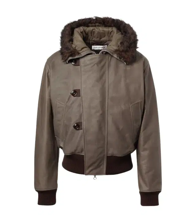 Our Legacy Compel shearling-trimmed leather jacket