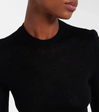 Alaïa Alaïa Ruffled sheer mohair-blend top | Thumbnail 5 Alaïa Alaïa Ruffled sheer mohair-blend top | Thumbnail 5
