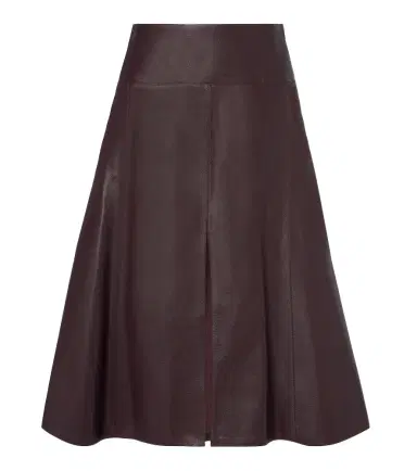 Alaïa Alaïa Low-rise leather midi skirt | Thumbnail 1