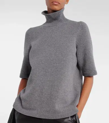 Alaia Alaïa Knitted cashmere-blend turtleneck top | Thumbnail 4