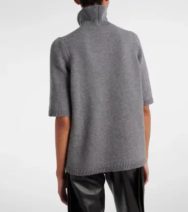Alaia Alaïa Knitted cashmere-blend turtleneck top | Thumbnail 5