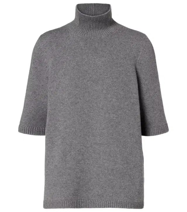 Alaia Alaïa Knitted cashmere-blend turtleneck top