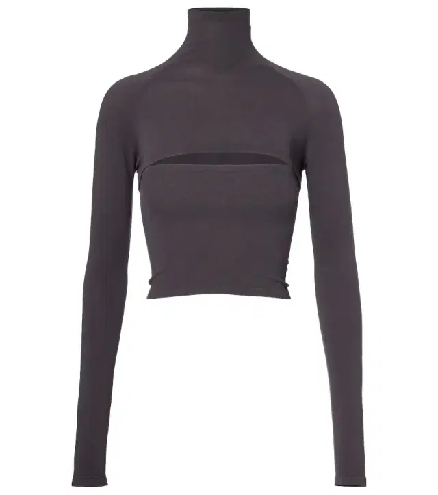 Alaia Alaïa Second-Skin cropped cutout top