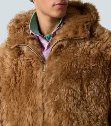 ERL Hooded shearling coat | Thumbnail 4 ERL Hooded shearling coat | Thumbnail 4
