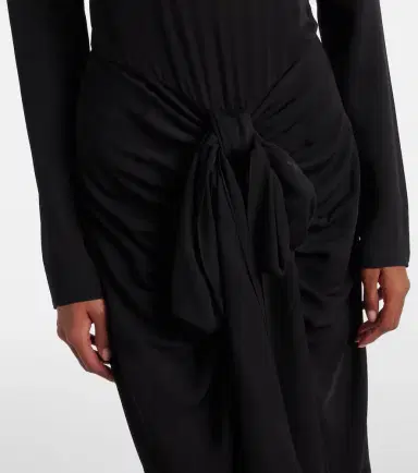 Alaïa Alaïa Gathered midi dress | Thumbnail 2