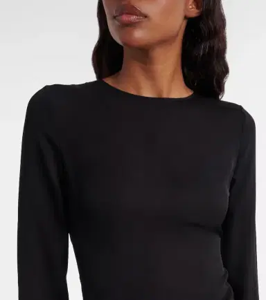 Alaïa Alaïa Gathered midi dress | Thumbnail 5