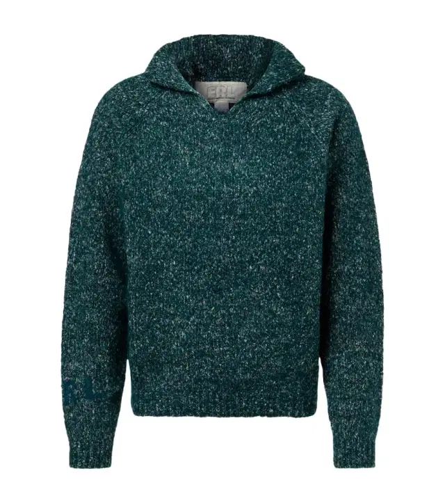 ERL Alpaca, wool, and cotton-blend sweater