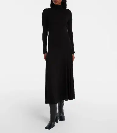 Alaïa Alaïa Heart cutout jersey midi dress | Thumbnail 3