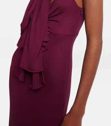 Alaïa Alaïa Bow-detail halterneck jersey gown | Thumbnail 3