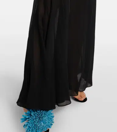 Alaïa Alaïa Cutout ruffled jersey gown | Thumbnail 5