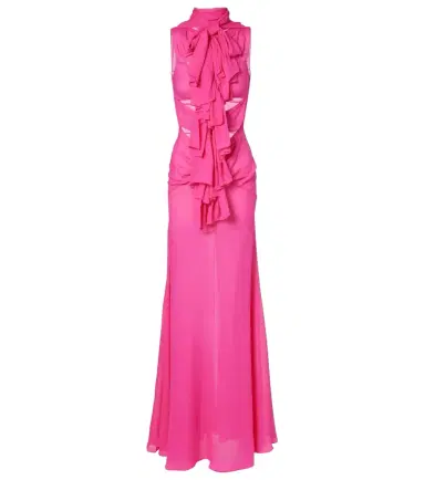 Alaïa Alaïa Cutout ruffled jersey gown | Thumbnail 1