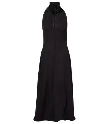 Alaïa Alaïa Flower halterneck midi dresss | Thumbnail 1 Alaïa Alaïa Flower halterneck midi dresss | Thumbnail 1