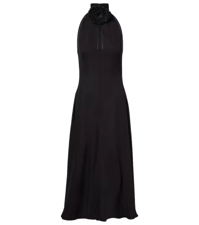 Alaïa Flower halterneck midi dresss
