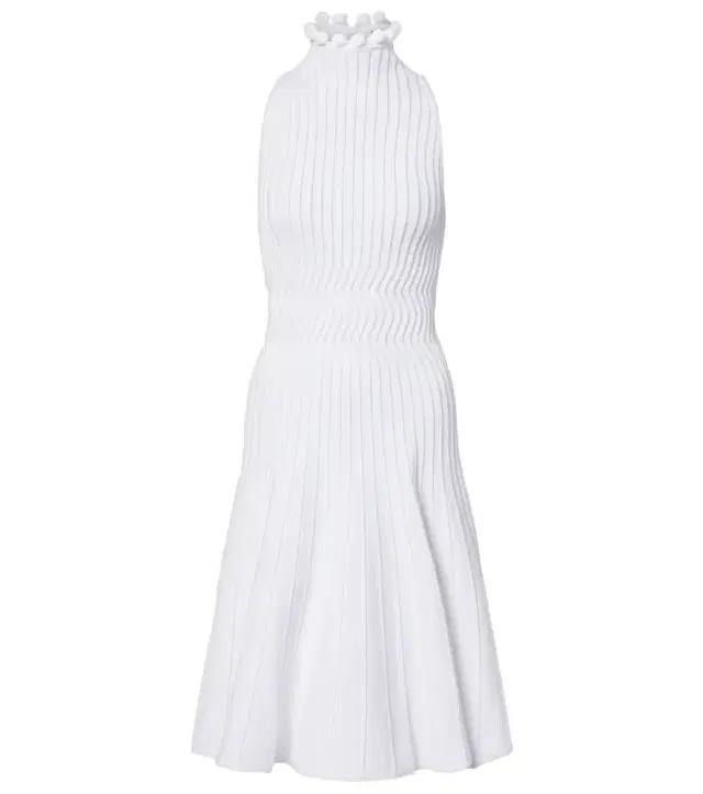 Alaia Alaïa Ribbed-knit turtleneck midi dress