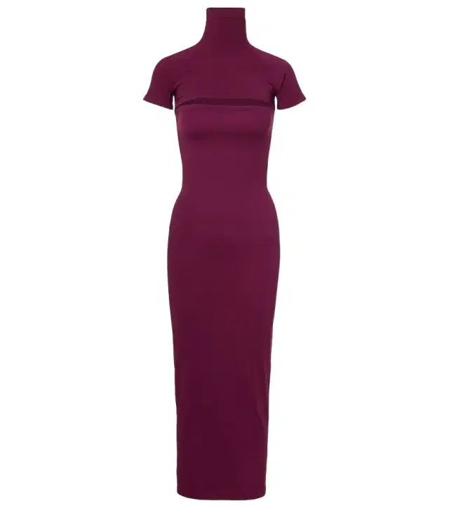 Alaia Alaïa Second-Skin jersey midi dress
