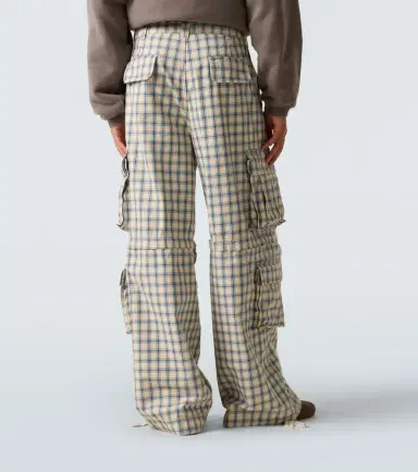 ERL Checked cotton cargo pants | Thumbnail 5