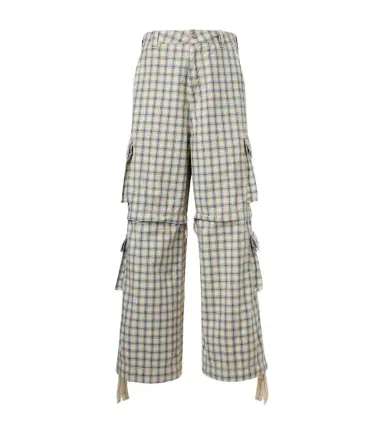 ERL Checked cotton cargo pants | Thumbnail 1