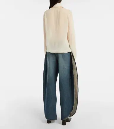 Alaïa Alaïa Sheer tie-neck blouse | Thumbnail 5