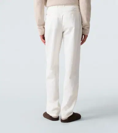 The Row Belamy cotton and cashmere straight pants | Thumbnail 5