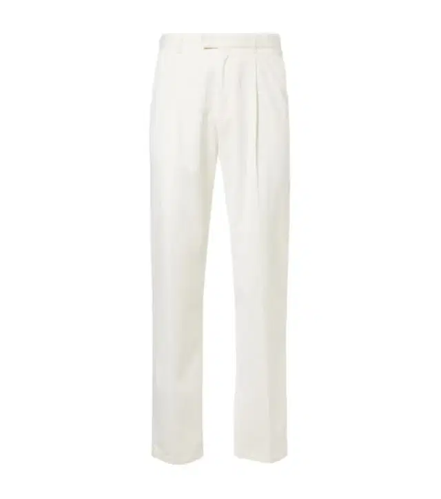 The Row Belamy cotton and cashmere straight pants