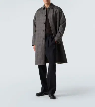 The Row Palo reversible wool and silk car coat | Thumbnail 8 The Row Palo reversible wool and silk car coat | Thumbnail 8