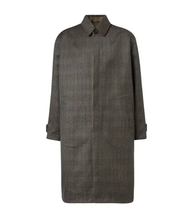 Palo reversible wool and silk car coat