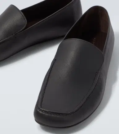 The Row Leo leather loafers | Thumbnail 2