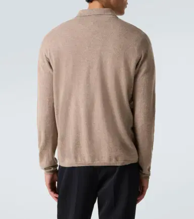 The Row Franz cashmere polo sweater | Thumbnail 2