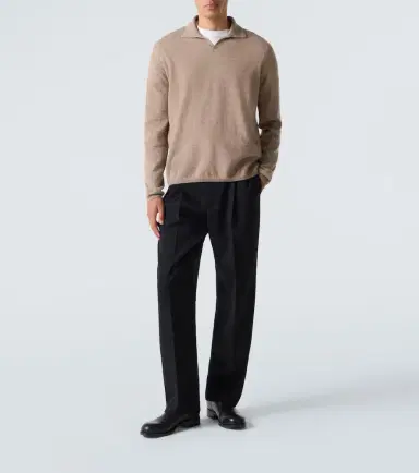 The Row Franz cashmere polo sweater | Thumbnail 5