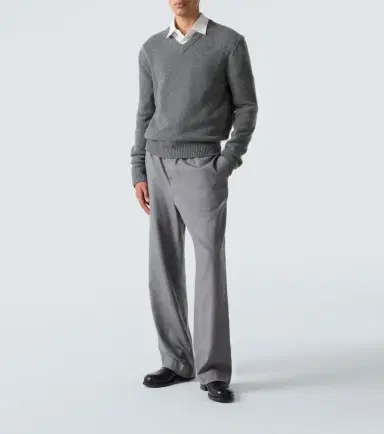 The Row Xon virgin wool straight pants | Thumbnail 5