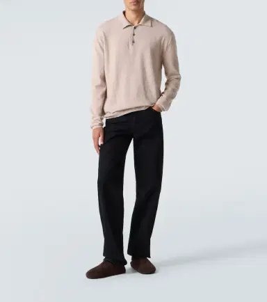 The Row Almot cotton polo sweater | Thumbnail 2