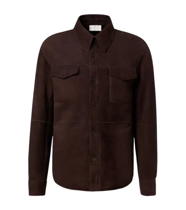 The Row Bento shearling-lined suede jacket