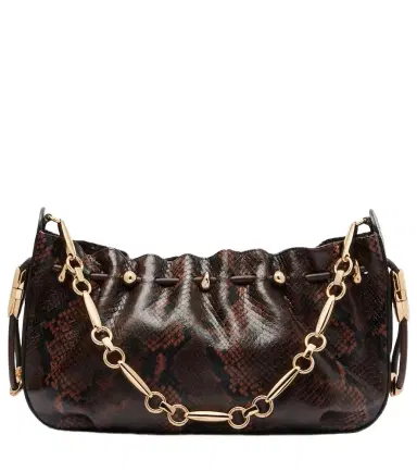 Zimmermann Halcyon snake-effect leather shoulder bag | Thumbnail 1 Zimmermann Halcyon snake-effect leather shoulder bag | Thumbnail 1