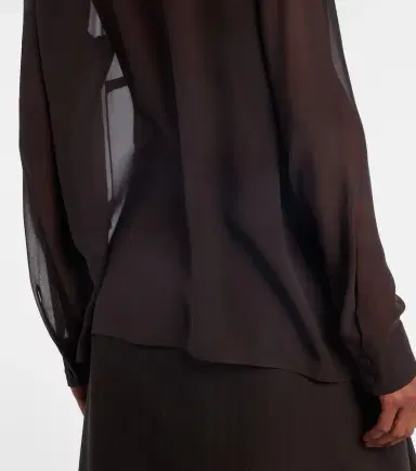 Gabriela Hearst Shildon tie-neck silk blouse | Thumbnail 4 Gabriela Hearst Shildon tie-neck silk blouse | Thumbnail 4