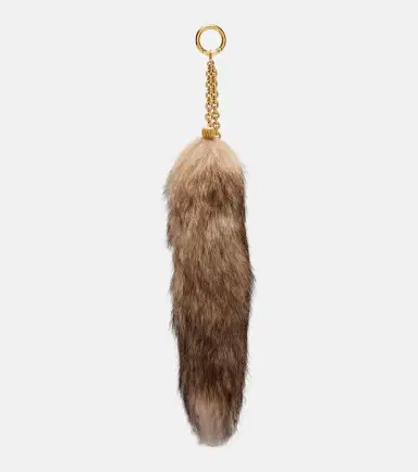 Chloe Chloé Treasure Tails shearling bag charm | Thumbnail 3