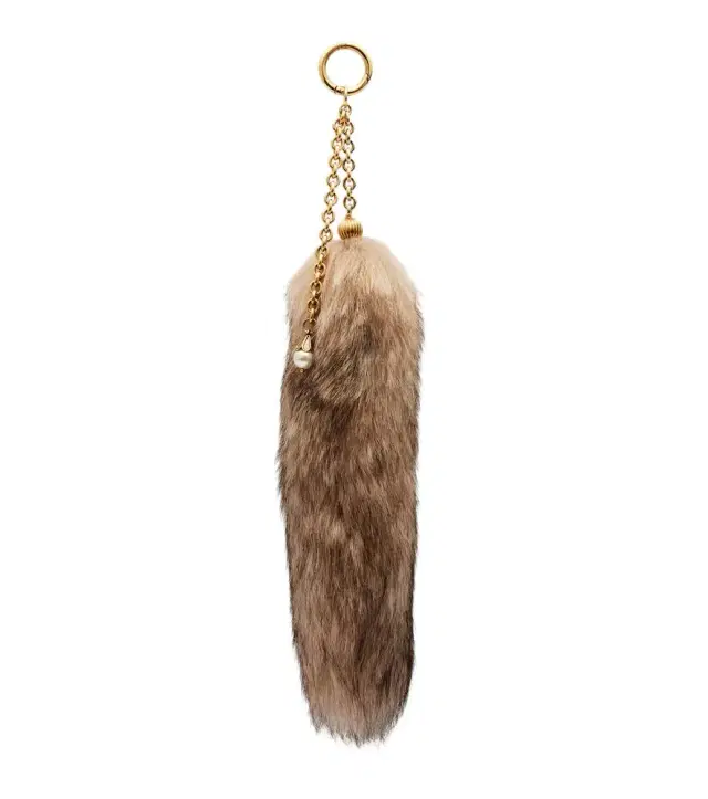 Chloe Chloé Treasure Tails shearling bag charm