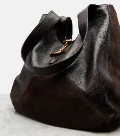 Chloé Chloé Chloé Balloon Medium leather and suede shopper | Thumbnail 4 Chloé Chloé Chloé Balloon Medium leather and suede shopper | Thumbnail 4