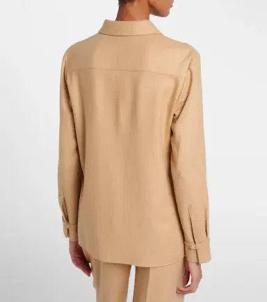Gabriela Hearst Cruz cashmere and silk shirt | Thumbnail 2