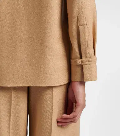 Gabriela Hearst Cruz cashmere and silk shirt | Thumbnail 4
