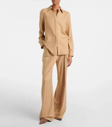 Gabriela Hearst Cruz cashmere and silk shirt | Thumbnail 6