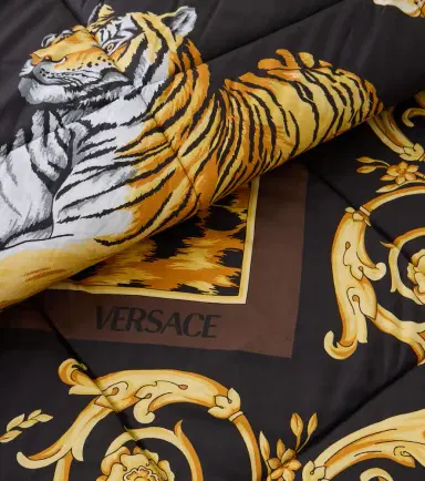 Versace Home Wild Cats cotton satin throw | Thumbnail 4