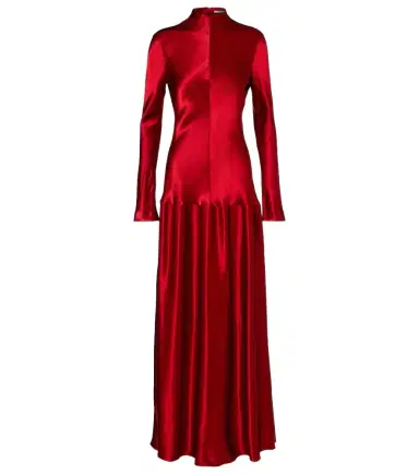 Fforme Mila satin maxi dress | Thumbnail 1