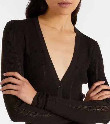 Gabriela Hearst Lillian rib-knitted wool cardigan | Thumbnail 3 Gabriela Hearst Lillian rib-knitted wool cardigan | Thumbnail 3