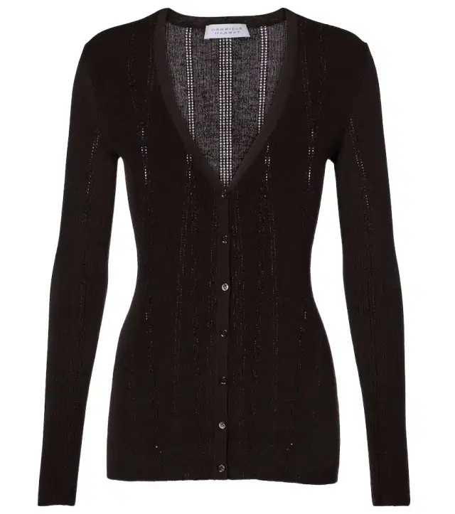 Gabriela Hearst Lillian rib-knitted wool cardigan