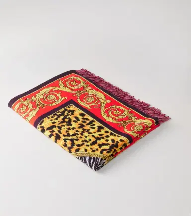Versace Home Barocco printed wool blanket | Thumbnail 3