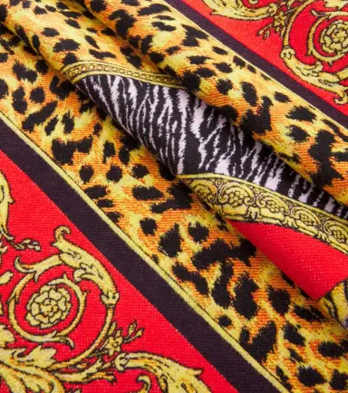 Versace Home Barocco printed wool blanket | Thumbnail 6