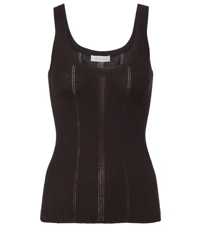 Gabriela Hearst Pointelle wool tank top