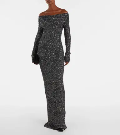 Stella McCartney Knitted sequined gown | Thumbnail 3