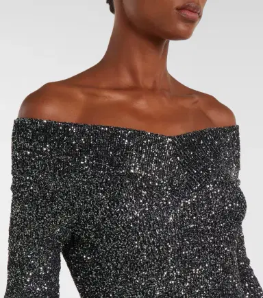 Stella McCartney Knitted sequined gown | Thumbnail 5