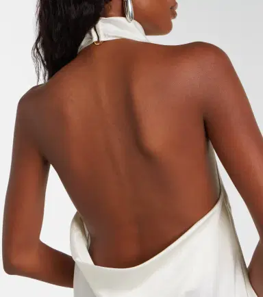 Stella McCartney Halterneck satin top | Thumbnail 5 Stella McCartney Halterneck satin top | Thumbnail 5
